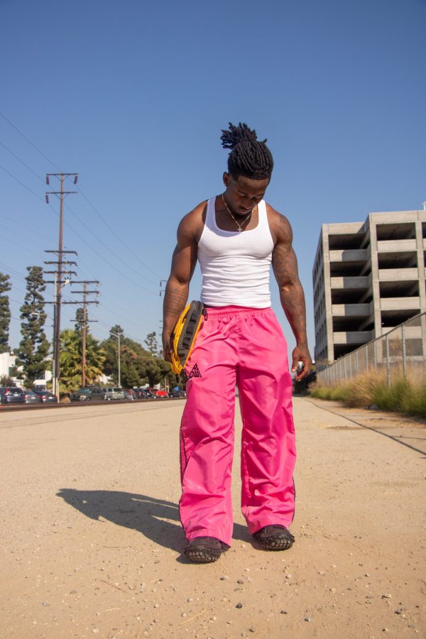REAL DIE WEALTHY FLARED TRACK PANTS - Image 3