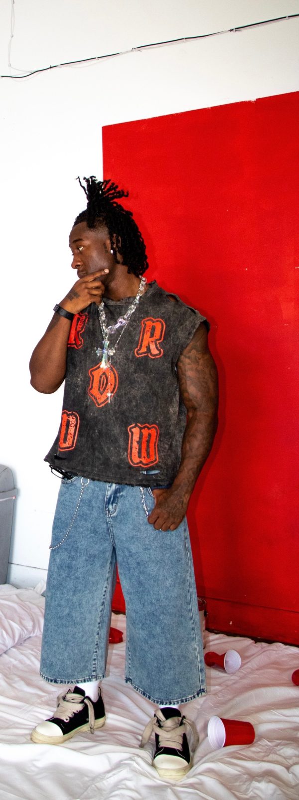 WEALTH IS THE ABILITY TO FULLY EXPERIENCE LIFE CUT SLEEVES SHIRT - Image 3
